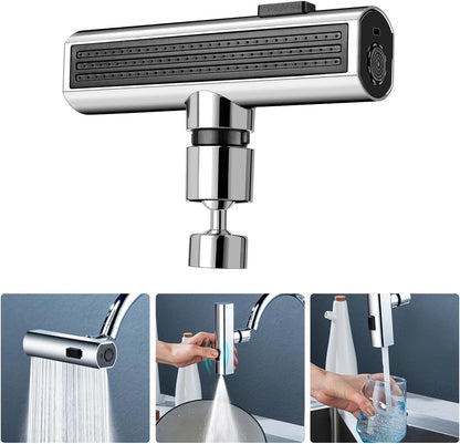 HydroFlow 360™ – Ducha de Grifo de Alta Presión 4 en 1🚿