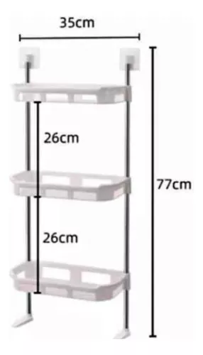Estante Organizador de Baño de 3 Niveles 🛁✨Magick Rack