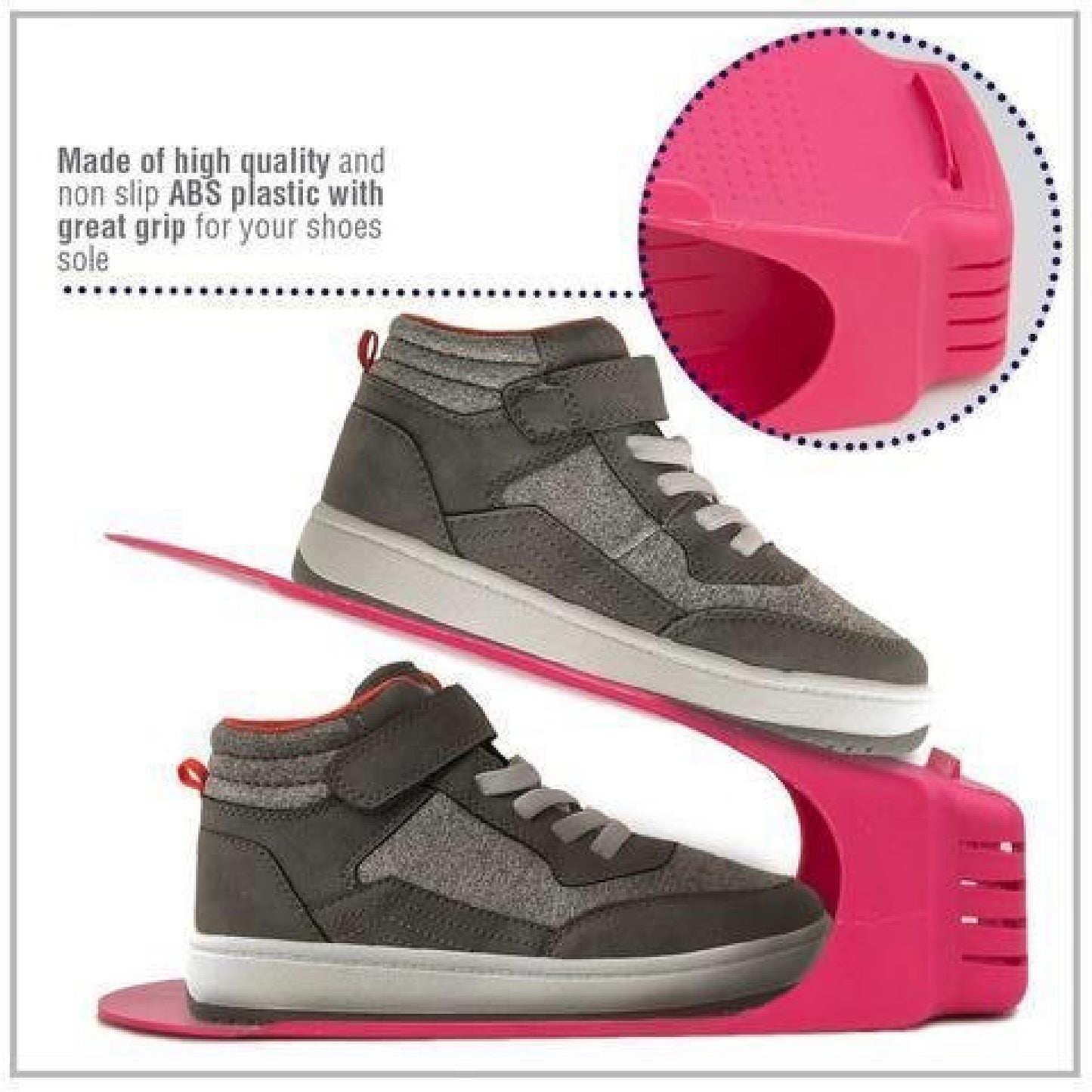 Mega Combo 6x1 Organizadores Ajustables de Zapatos – Duplica tu espacio al instante👟