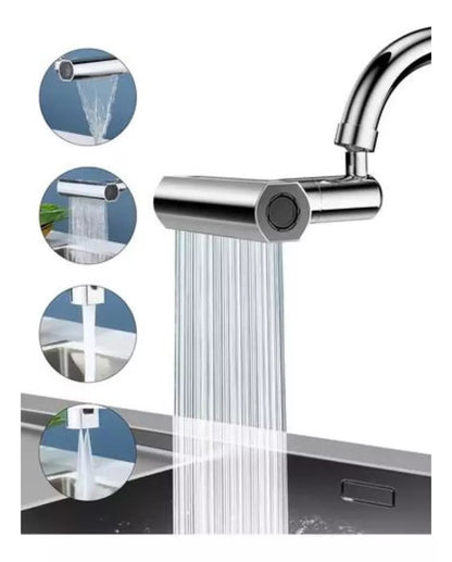 HydroFlow 360™ – Ducha de Grifo de Alta Presión 4 en 1🚿