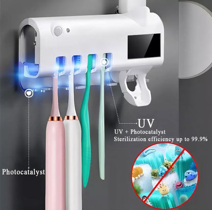 Porta Cepillos Esterilizador UV🦷 – Elimina Bacterias en Segundos