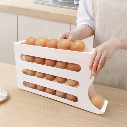 Dispensador Automático de Huevos 🥚 – Ahorra Espacio y Evita Rupturas