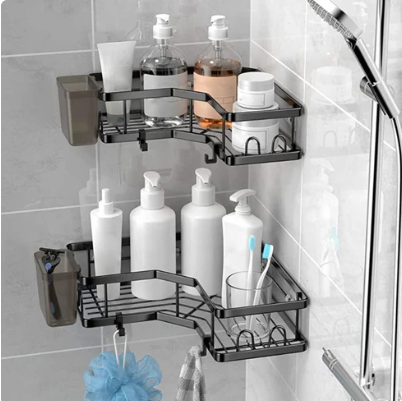 Kit Organizador de Duchas 5 Piezas 🚿 – Todo En Un Solo Lugar Sin Desorden