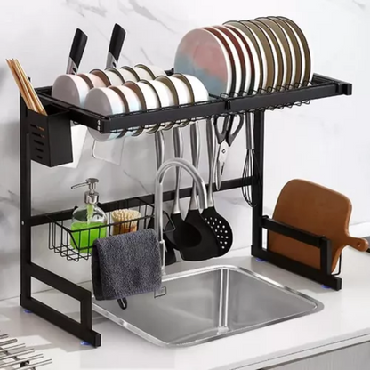 Escurridor de Cocina Premium 🍽️– Seca y Organiza Sin Desorden