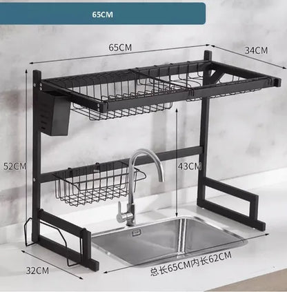 Escurridor de Cocina Premium 🍽️– Seca y Organiza Sin Desorden