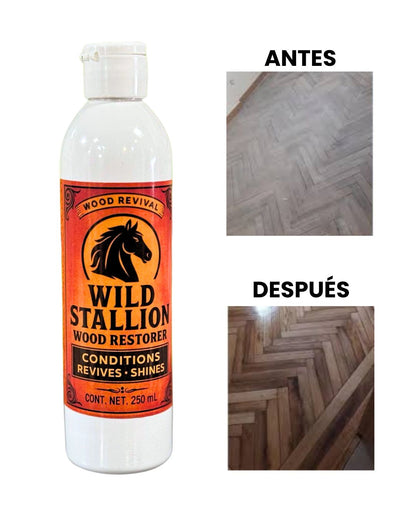 Restaurador de Madera Wild Stallion - Revive tu madera en segundos 🚪