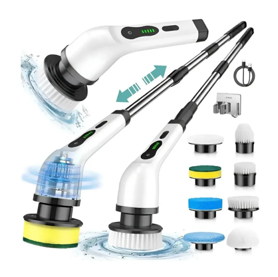 🧼Cepillo Electrico 9 en 1 - Limpieza total sin esfuerzo 🤩