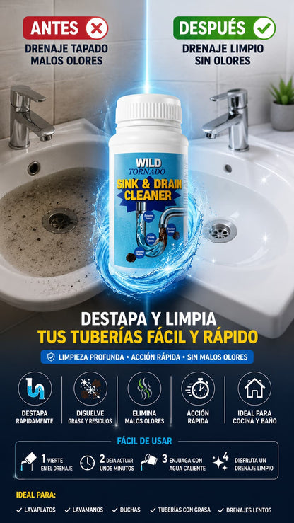 🚰🚽 Wild Tornado - Destapa y Limpia tus Tuberías al Instante