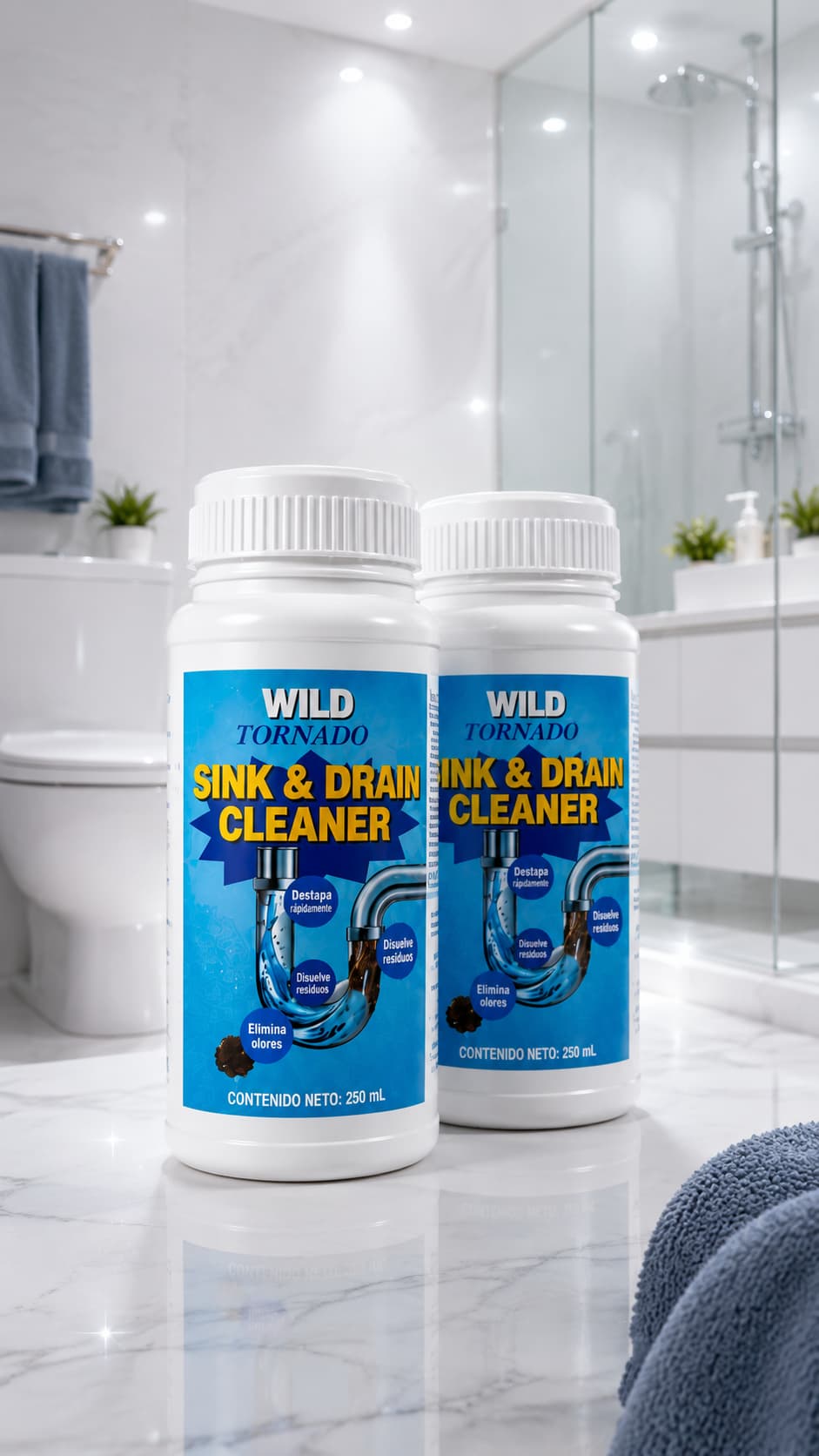 🚰🚽 Wild Tornado - Destapa y Limpia tus Tuberías al Instante