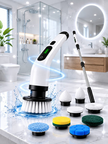 🧼Cepillo Electrico 9 en 1 - Limpieza total sin esfuerzo 🤩
