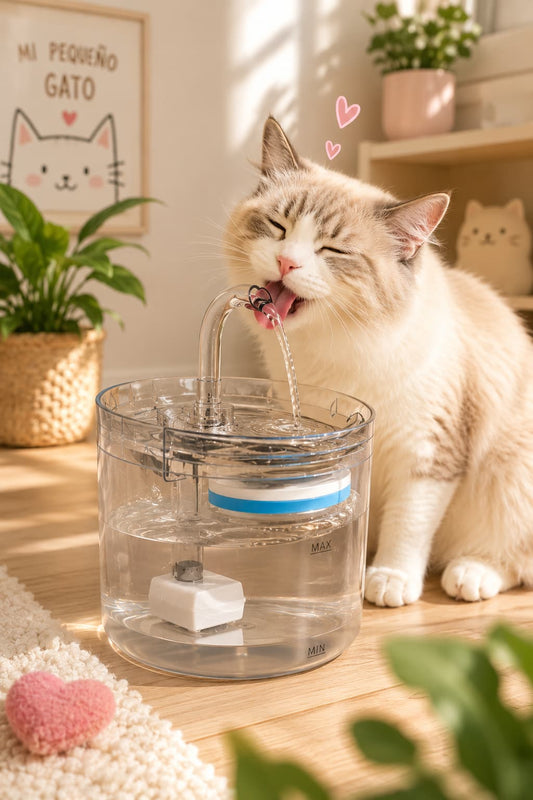 💧 Fuente de Agua para Gatos - Mantén Hidratado a tu Peludo