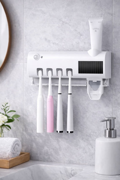 Porta Cepillos Esterilizador UV🦷 – Elimina Bacterias en Segundos
